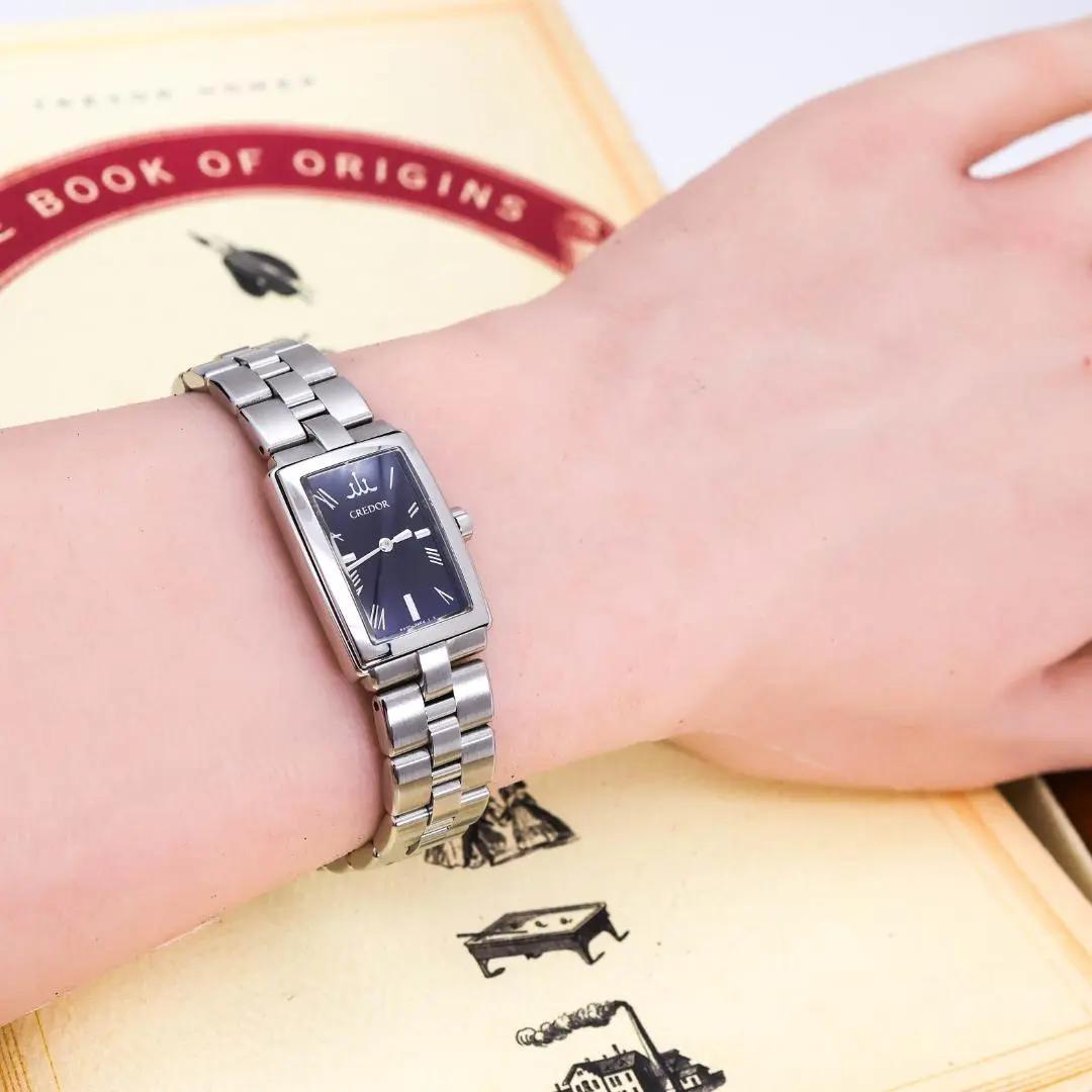 ◆美品 稼働 SEIKO CREDOR アクア 腕時計 GSWE975 v