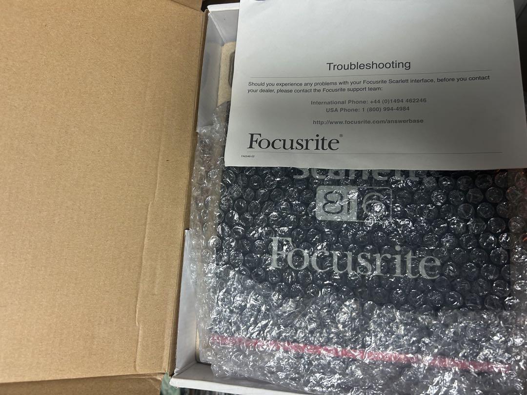 Focusrite Scarlett 8i6 USBオーディオインターフェース