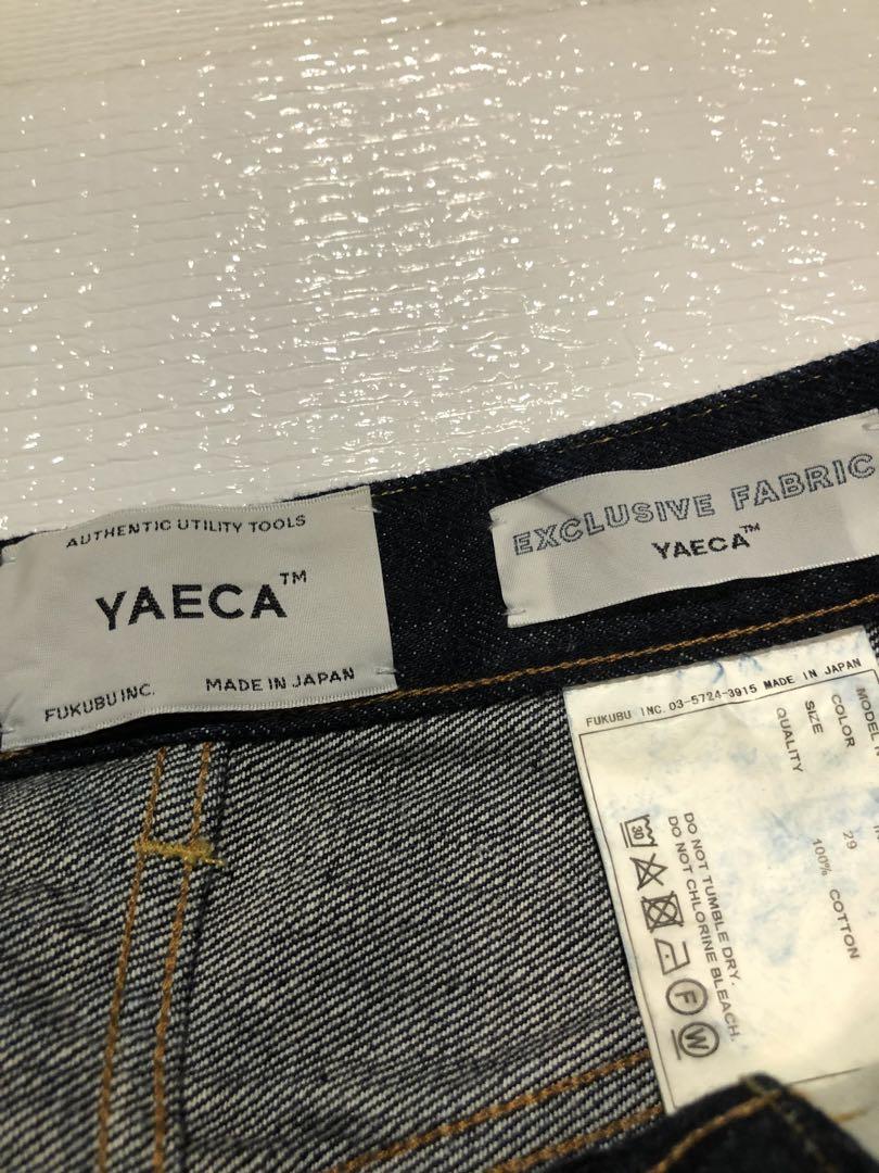 【美品】ヤエカ YAECA 2-14W クロップドデニムパンツ