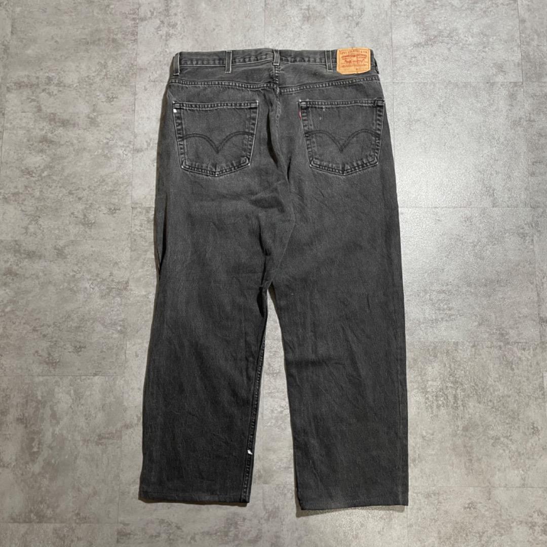 1990's Levi's 550 BLACK DENIM MADE IN USA DEADSTOCK - W38 L34 / アメリカ製 リーバイス550  ブラックデニム デッドストック – ARZACH KAMAKURA