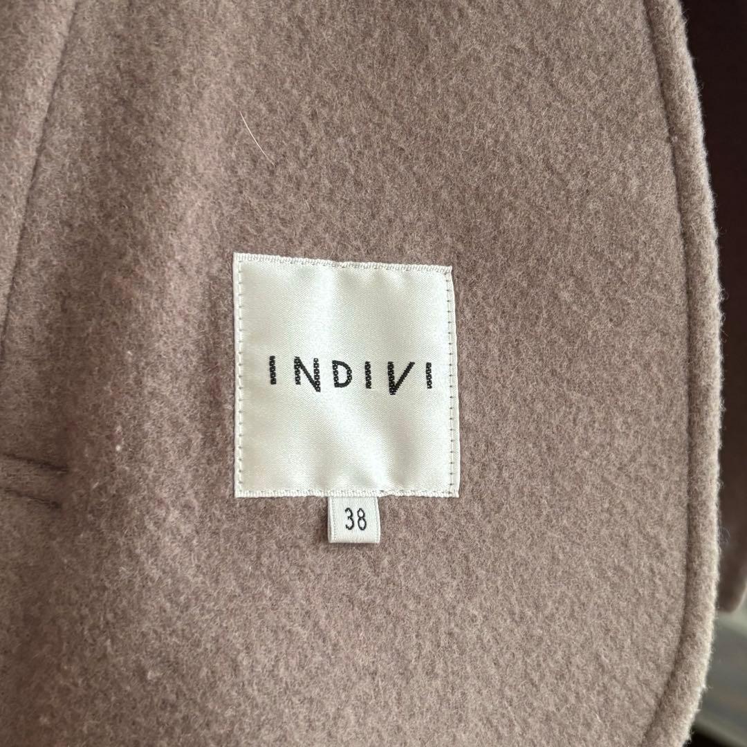 INDIVI ウールコート チェスターコート 38 INDIVI ウールコート チェスターコート 38
