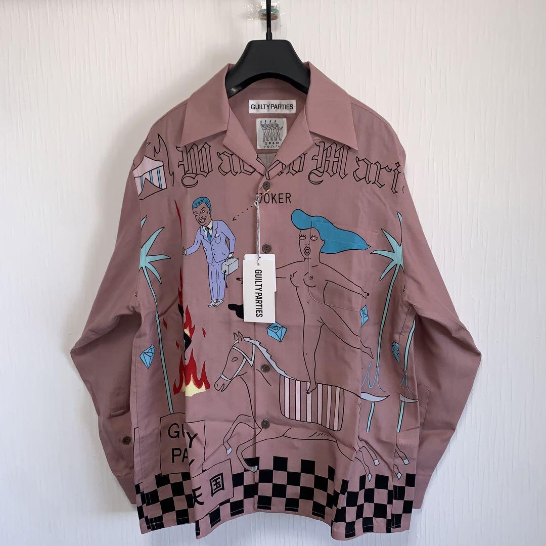 S【WACKOMARIA】世界平和PJT SHIRT L/S/新品タグ付/送料込