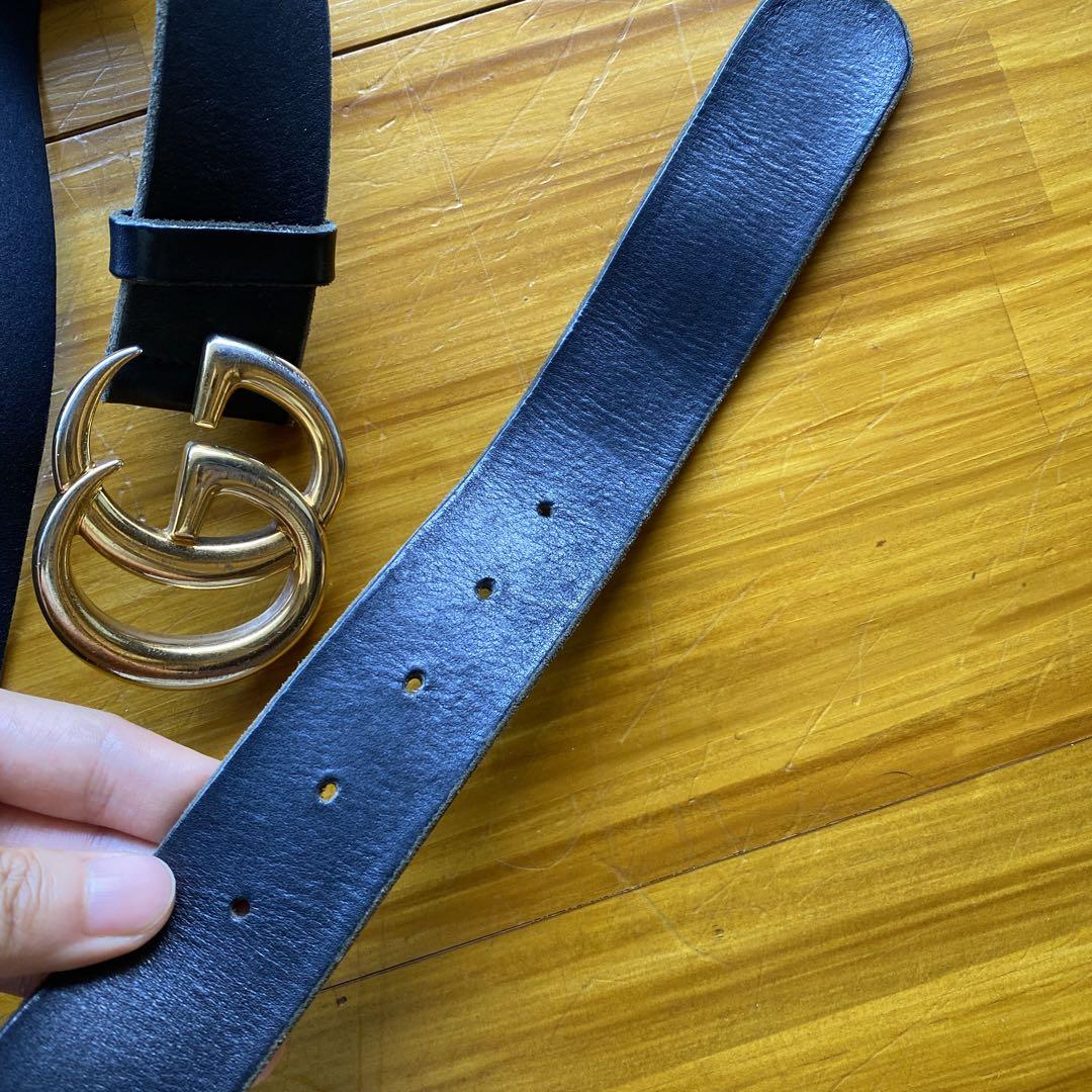 【中古】 GUCCI  GGバックル ベルト イタリア製