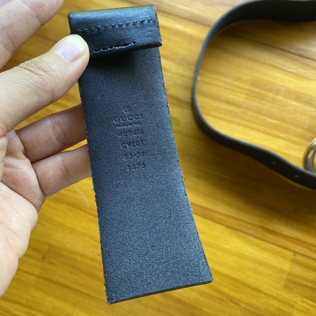 【中古】 GUCCI  GGバックル ベルト イタリア製