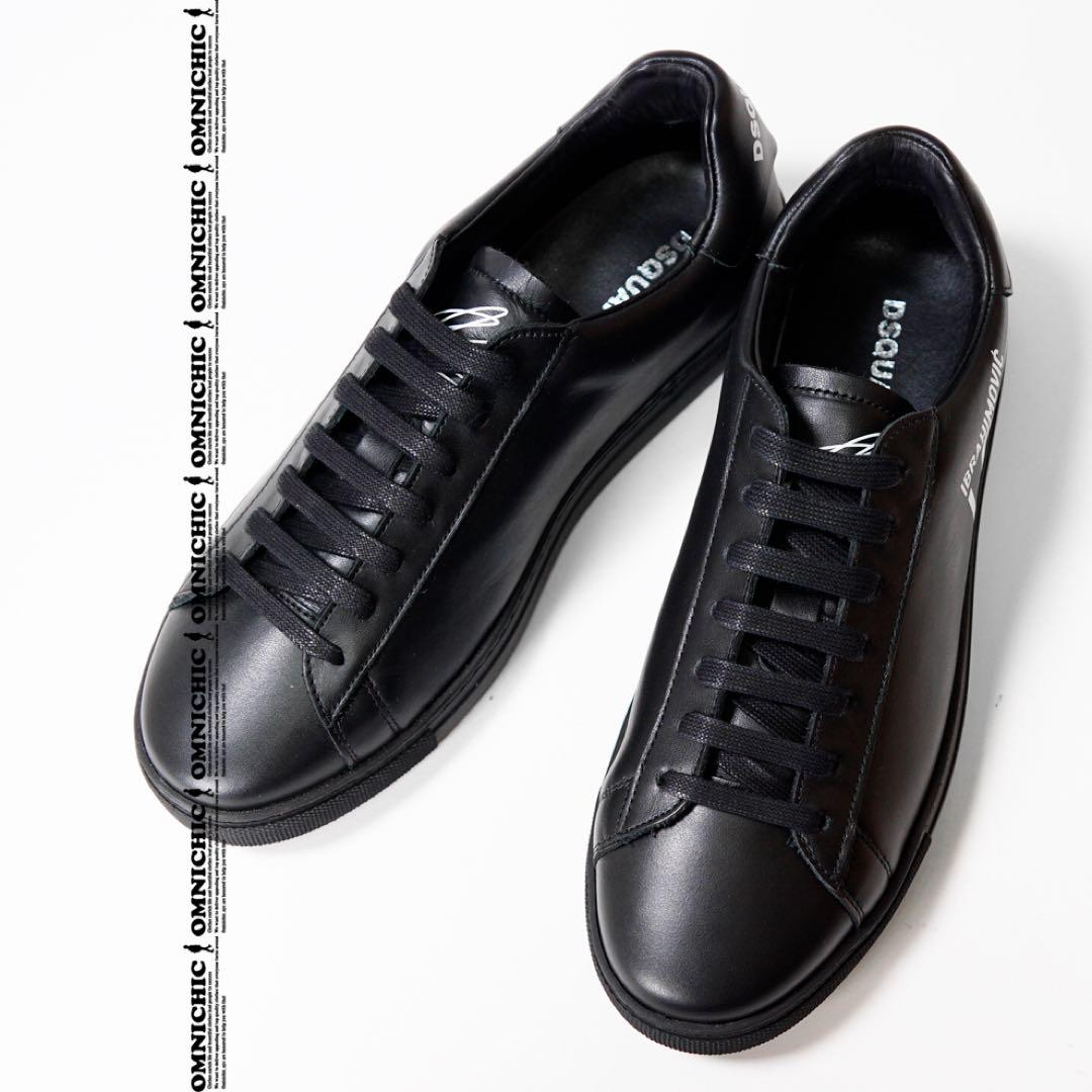 IBRA ICON■新品DSQUARED2ディースクエアードレザースニーカー40