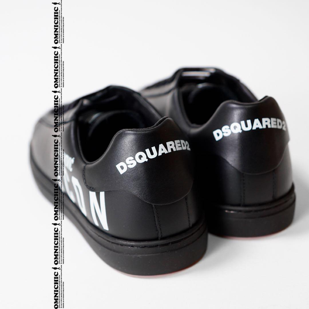 IBRA ICON■新品DSQUARED2ディースクエアードレザースニーカー40