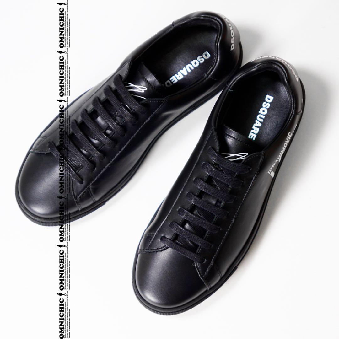 IBRA ICON■新品DSQUARED2ディースクエアードレザースニーカー40
