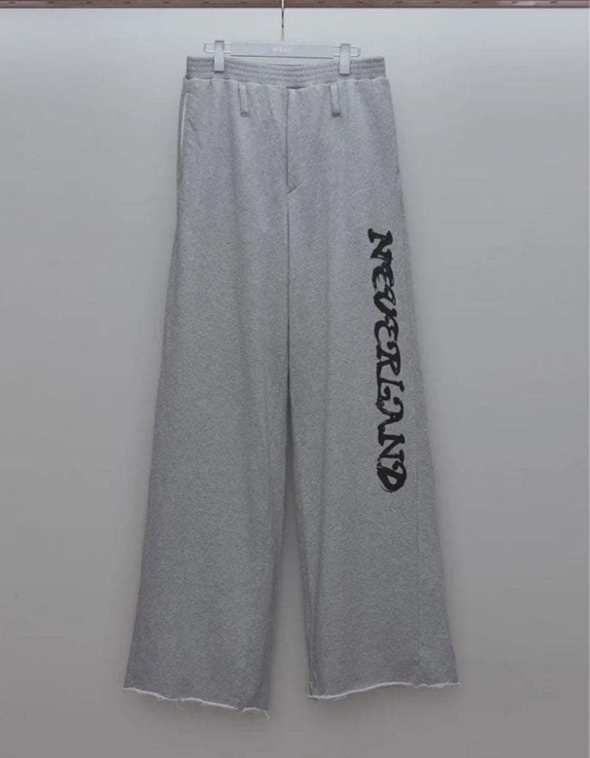 masu neverland baggy sweat pants グレー 46M