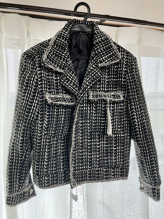 新品　未使用　メンズ　チェック柄　ジャケット　韓国　ファッション