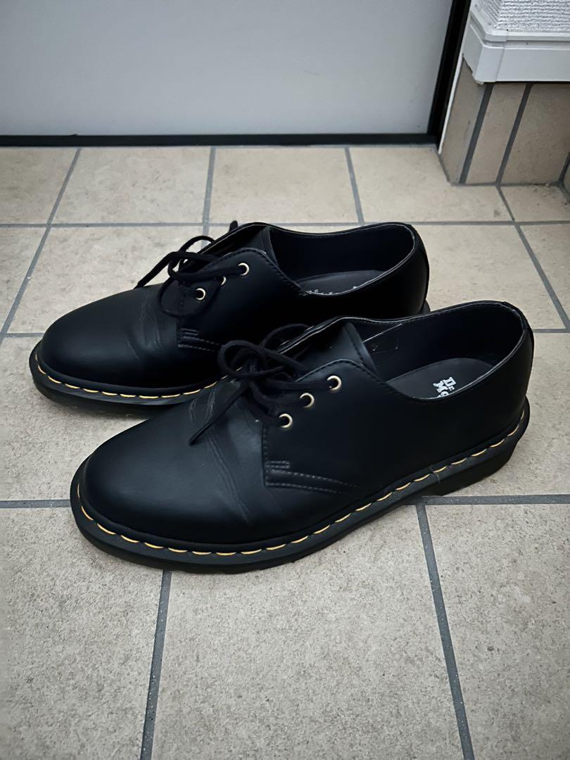 Dr. Martens 黒レザー レースアップシューズ