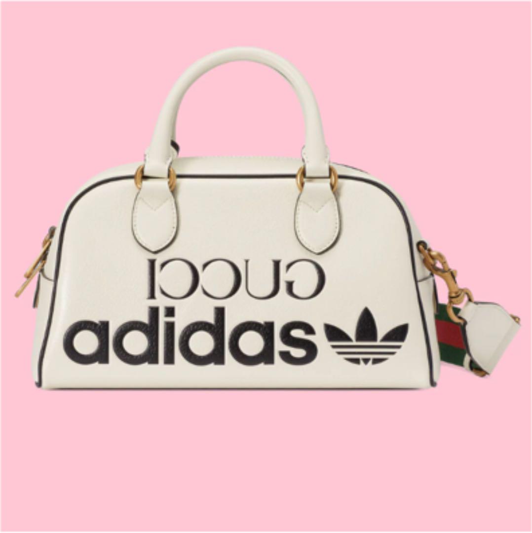 adidas Gucci ミニ ダッフルバッグ 白 ホワイト ボストンバッグ adidas Gucci ミニ ダッフルバッグ 白 ホワイト ボストンバッグ
