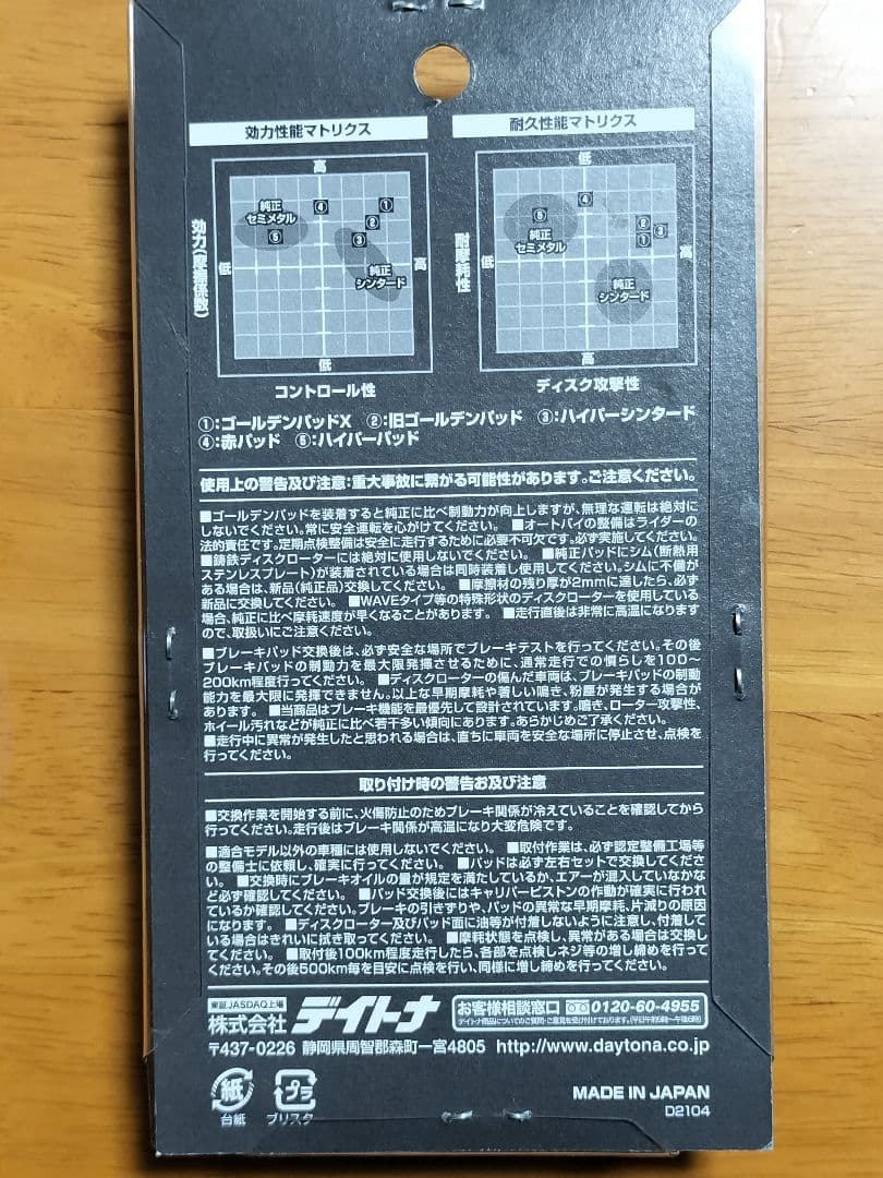 シンタードメタルパッドX