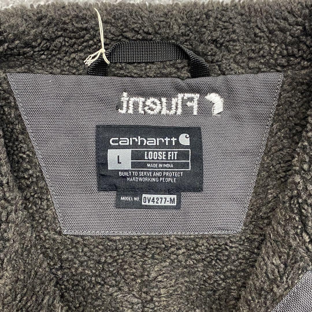 【Carhartt】カーハート 企業ロゴ Duck Vest グレー