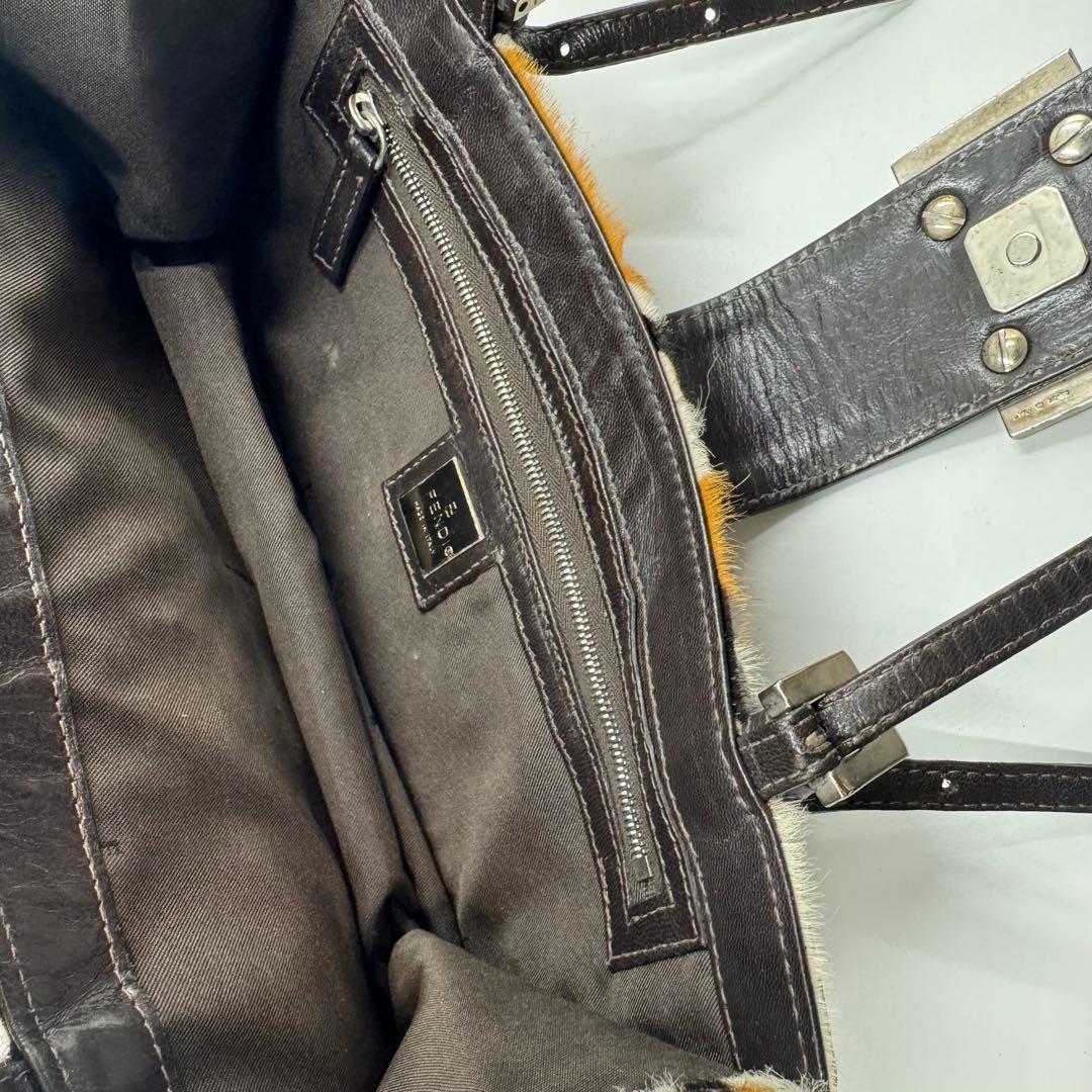 FENDI / マンマバゲット /アニマルファー ハラコ 保存袋付き