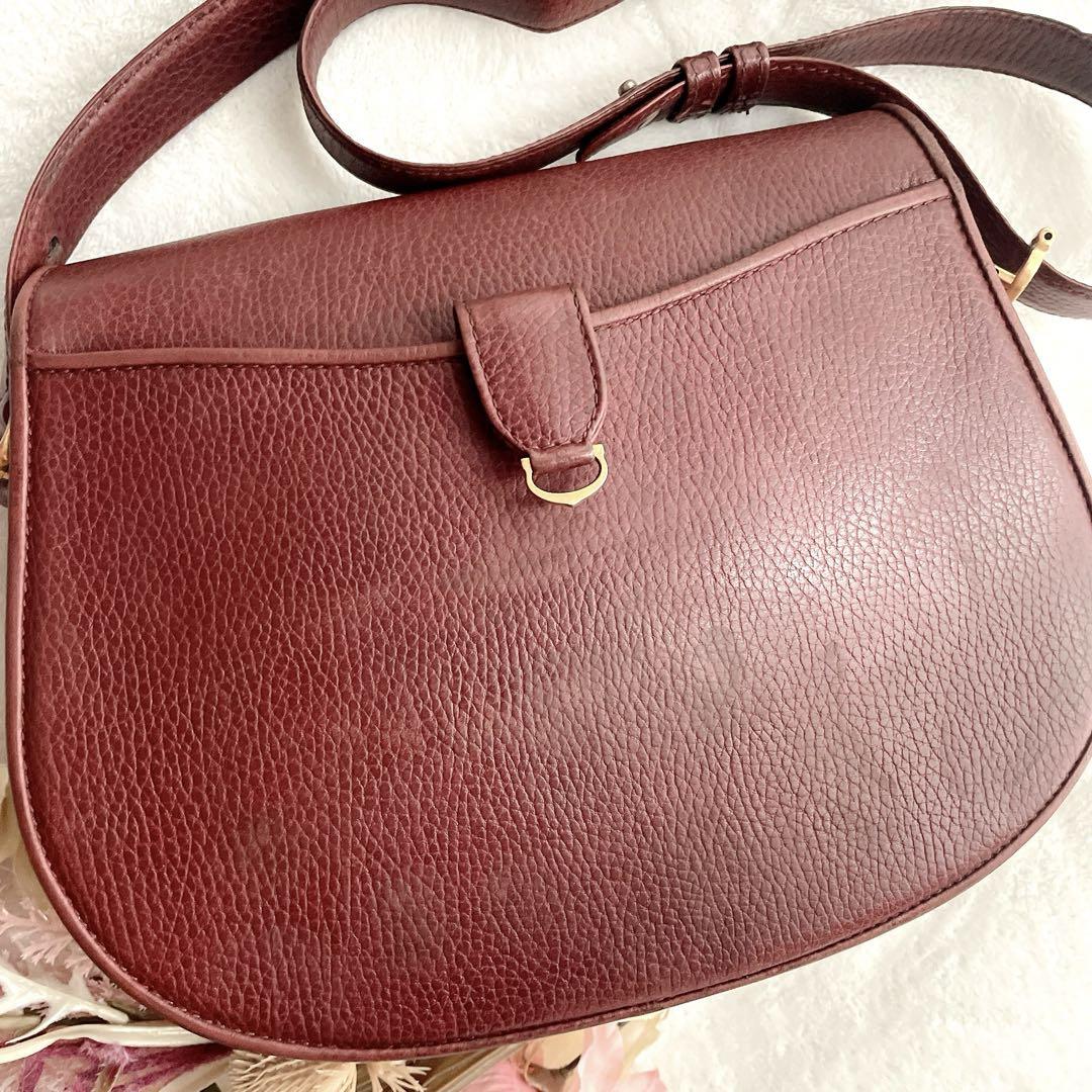 セットアップ Cartier カルティエ希少マストラインシボ革2weyバッグ バッグ