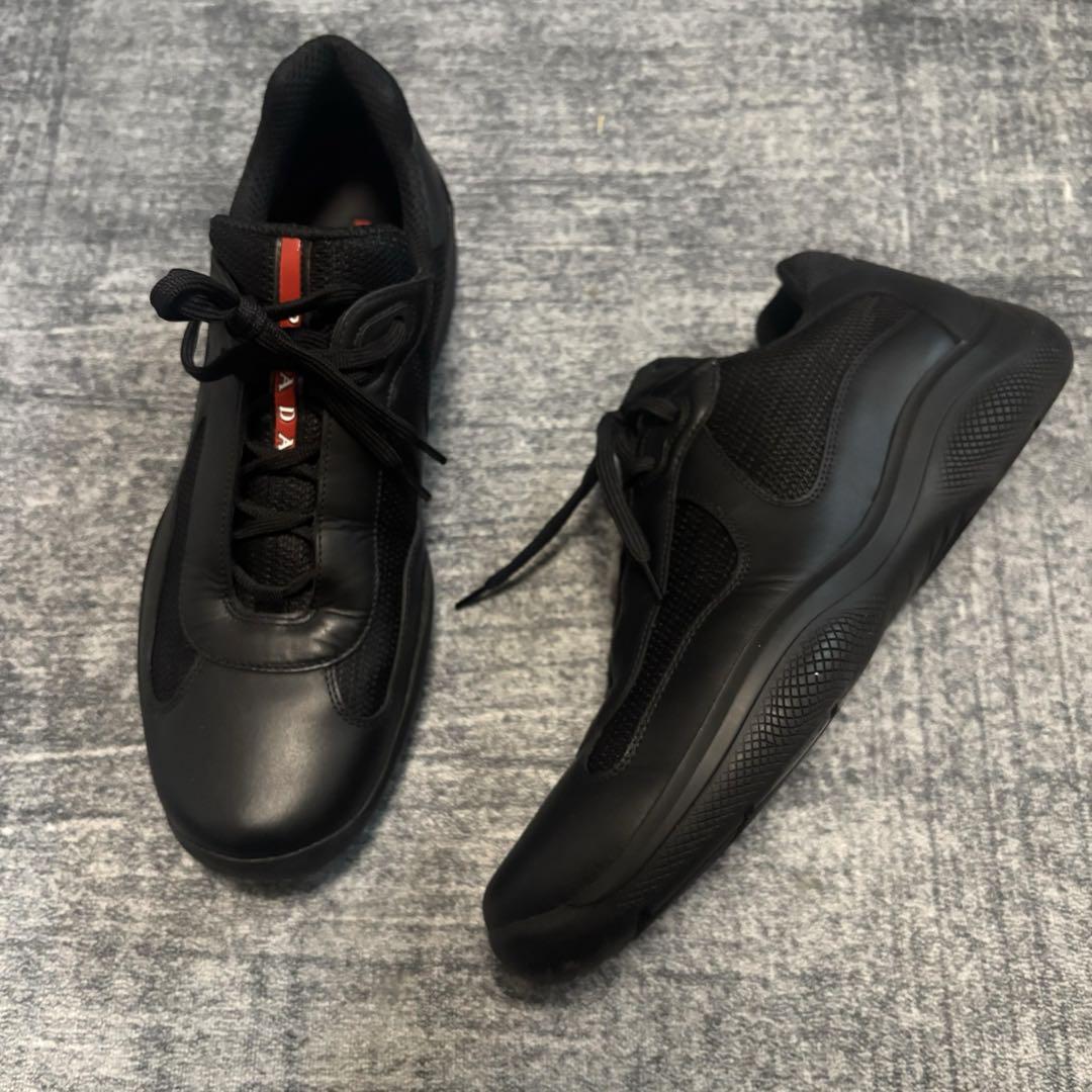 美品　prada sports PS0906 レザースニーカー サイズ8.5