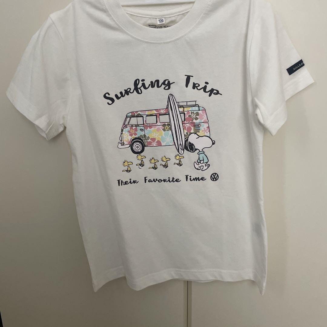 新品未使用タグ付き』Volkswagen スヌーピー Tシャツ 120cm