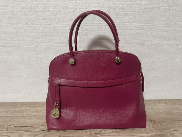 FURLA フルラ パイパー ピンク 良品 バッグ ハンドバッグ