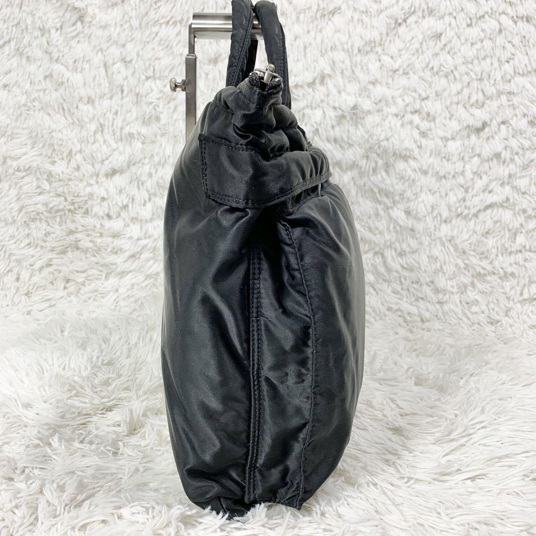 【美品】 ポーター タンカー ビジネスバッグ ブリーフケース ブラック A4可
