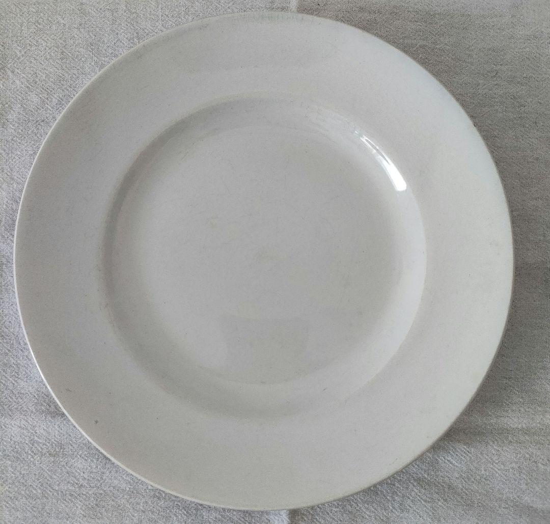 フランスアンティーク　サンタマンの白皿