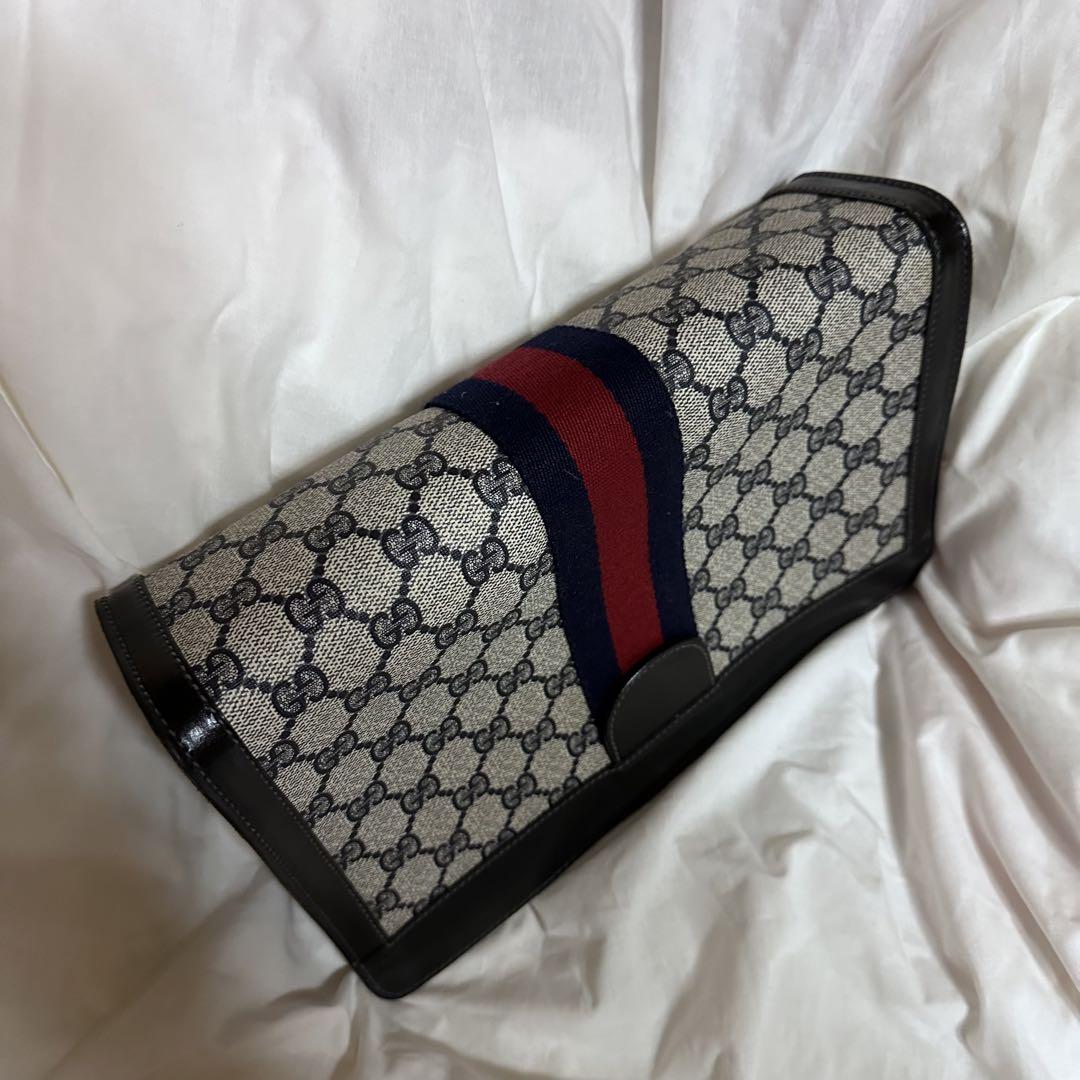 GUCCI (グッチ) GG柄 バッグ セカンド・クラッチバッグ オールドグッチ