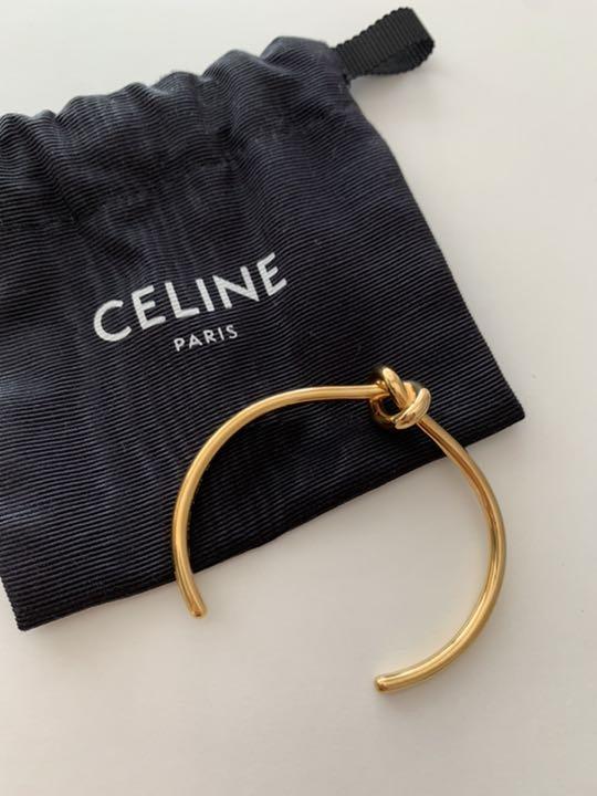 CELINE ノットブレス ゴールド C2 美品 箱・保管袋あり