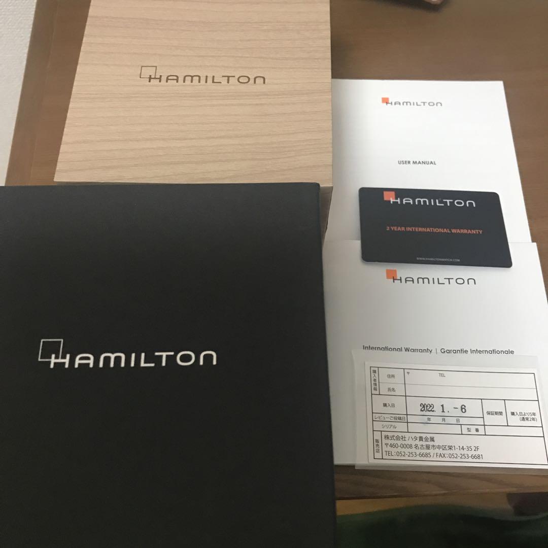 【美品】ハミルトン HAMILTON カーキフィールドメカ
