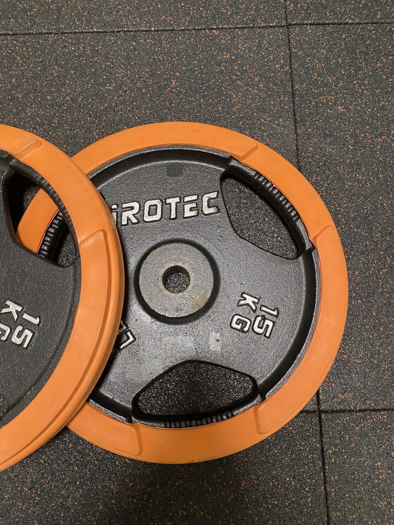 IROTEC プレート 15kg 2枚 バーベルプレート アイロテック