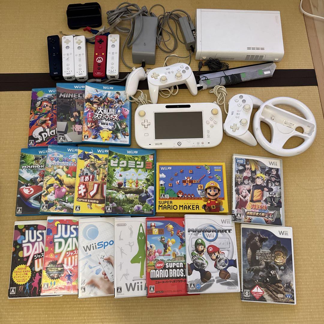 Wii本体　WiiU本体　ソフトまとめ売り Wiiu本体 ソフト まとめ売り - メルカリ