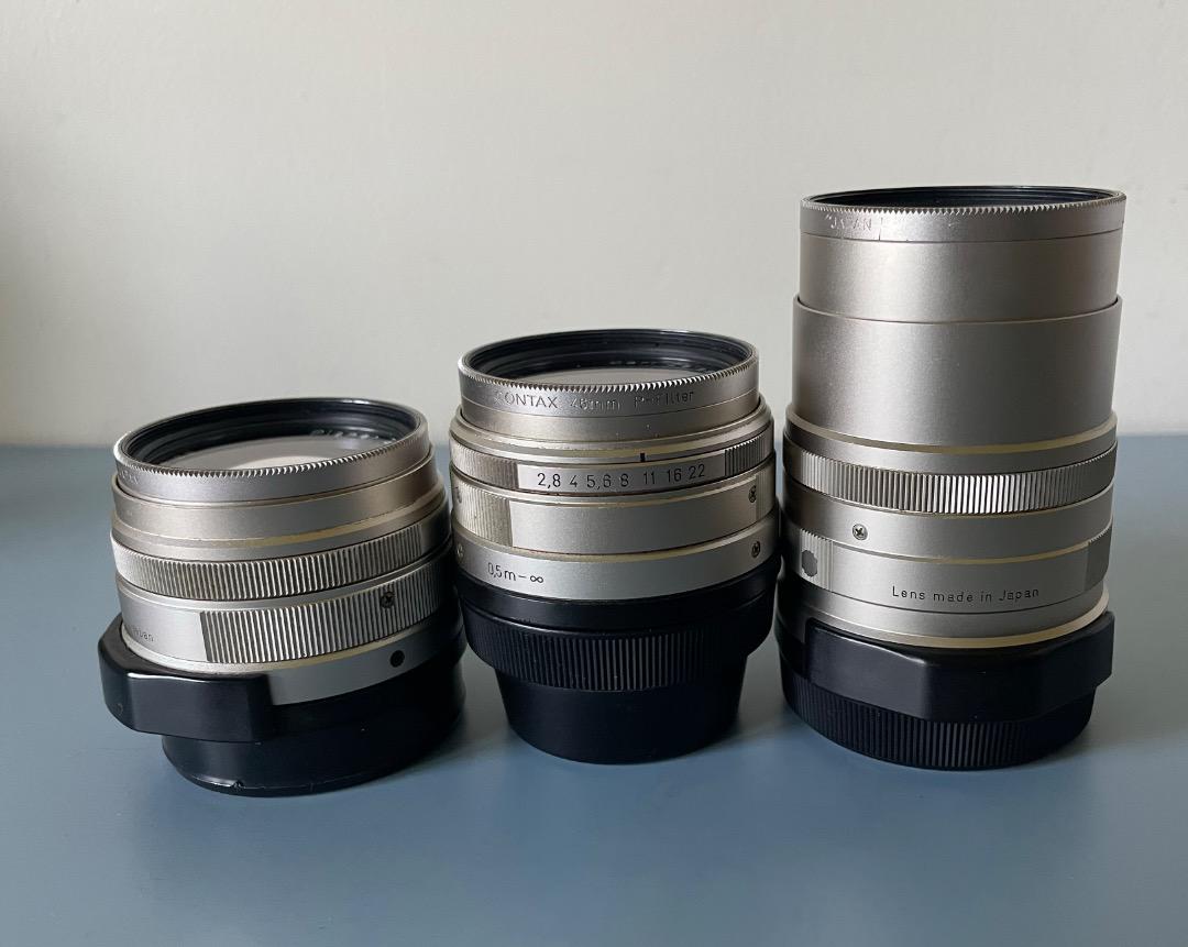 CONTAX G1 フィルムカメラ 名品Gレンズ3本 SET - メルカリ