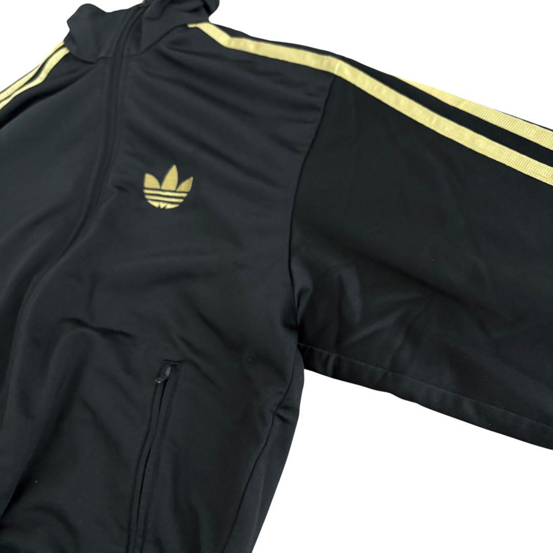 adidasアディダストラックジャケットファイヤーバードy2k刺繍ロゴブラックL