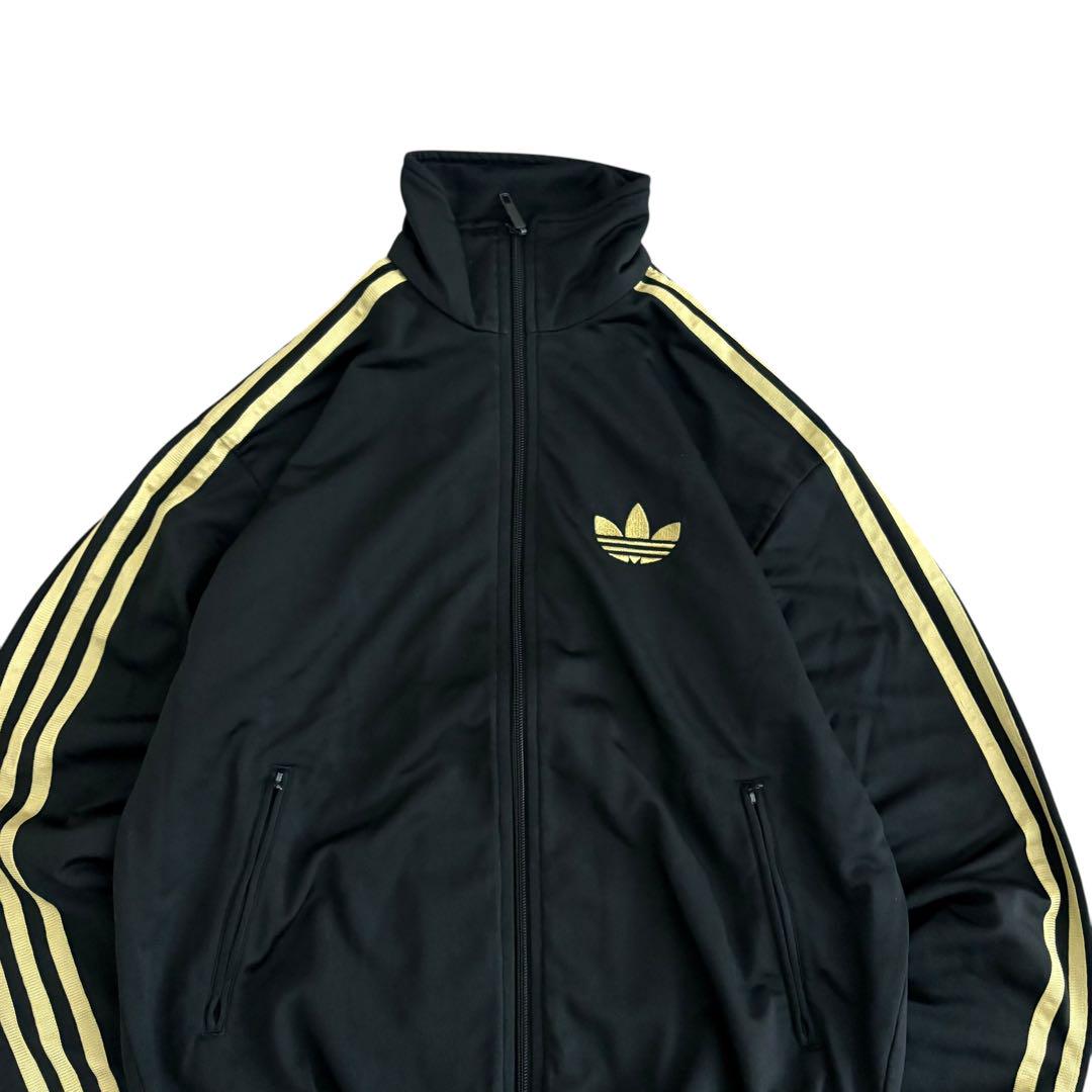 adidasアディダストラックジャケットファイヤーバードy2k刺繍ロゴブラックL