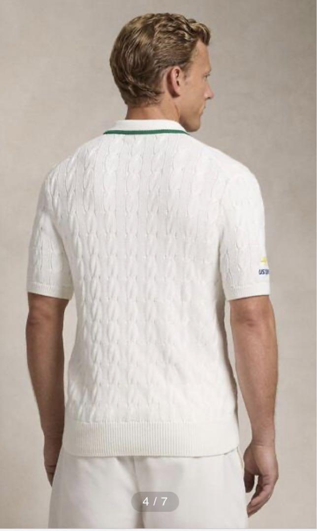 polo ラルフローレンus オープン ケーブルニット コットン セーター