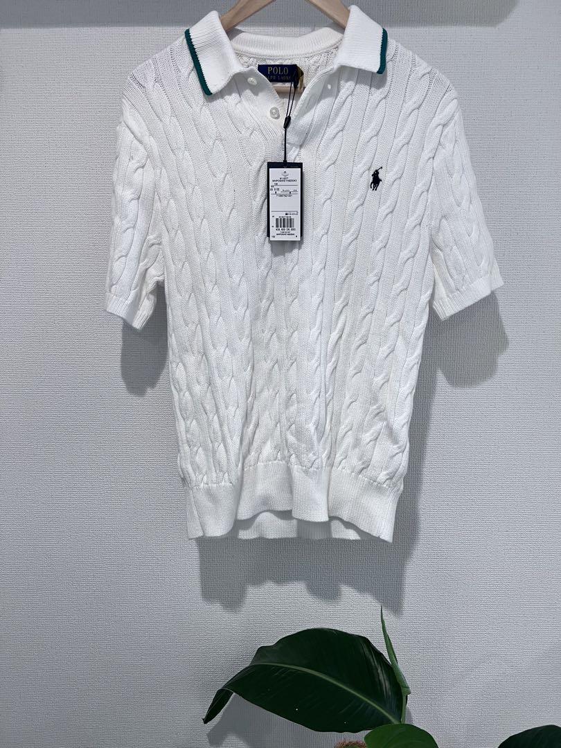 polo ラルフローレンus オープン ケーブルニット コットン セーター