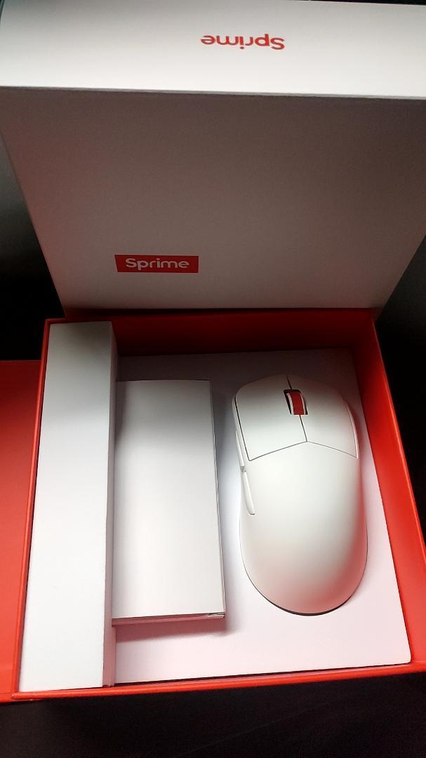 sprime pm1 white ゲーミングマウス PC周辺機器