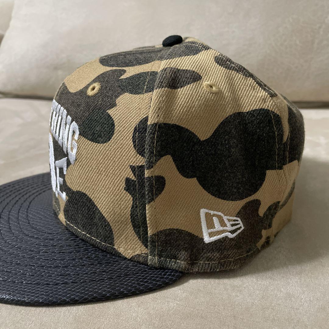 A BATHING APE 迷彩 スナップバックキャップ
