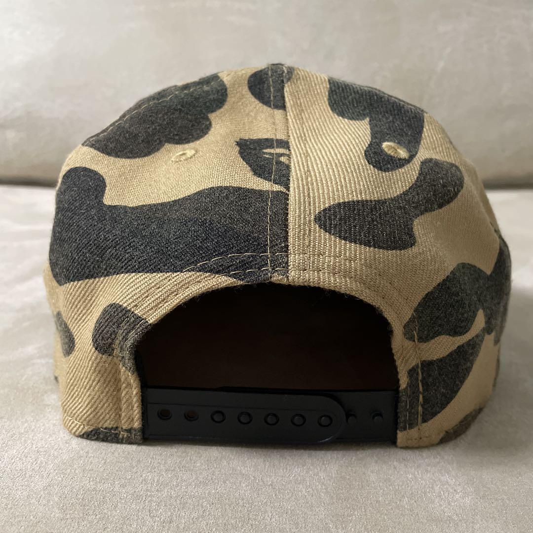 A BATHING APE 迷彩 スナップバックキャップ