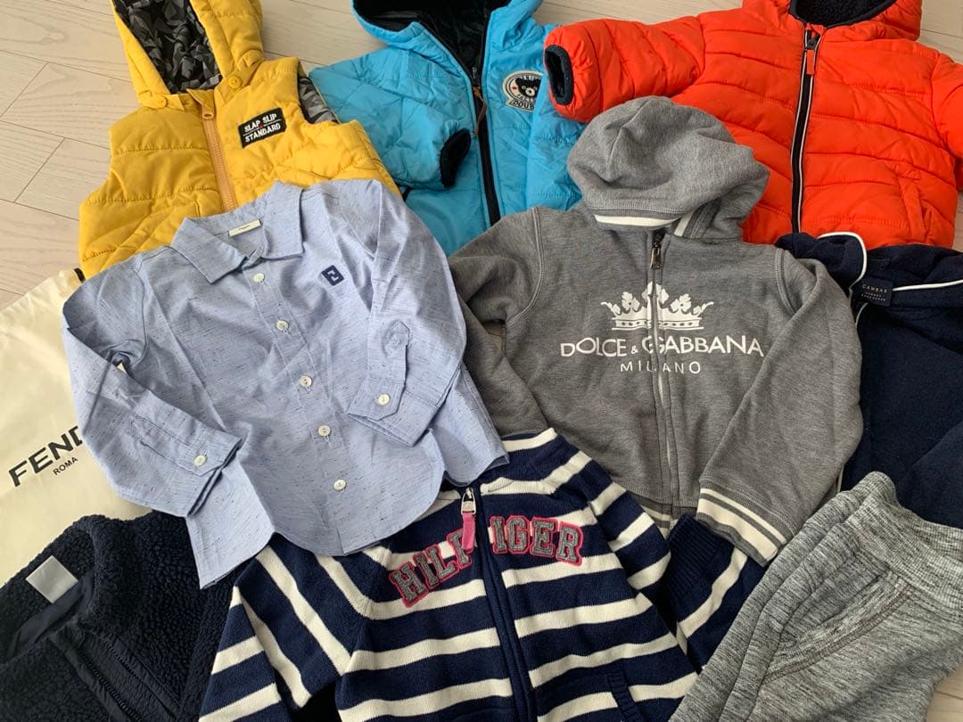 男の子　1点のみ　100センチ前後　フェンディ D&G プチバトー　トミー