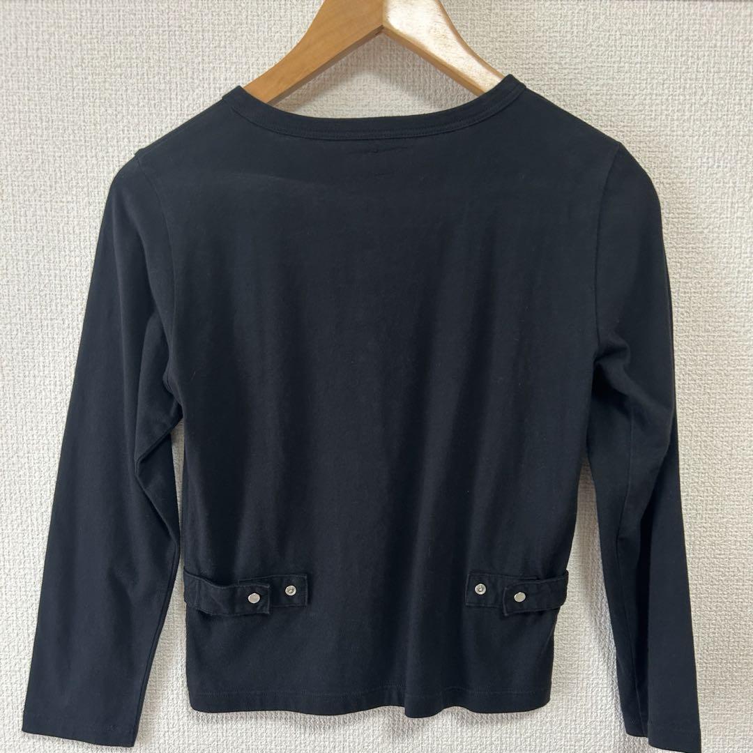 agnès b. アニエスベー カーティガンプレッション ブラック 美品
