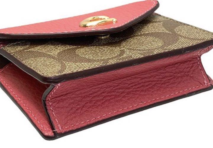 大特価 COACH コーチ シグネチャー 名刺 カードケース F21 rvL7U-m62350096867 新作登場格安