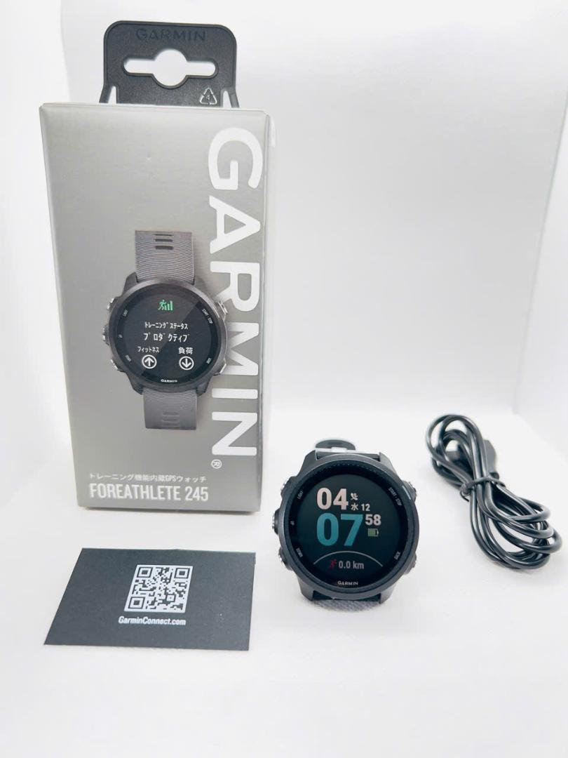 【美品】Garmin ForeAthlete 245 Black (245)