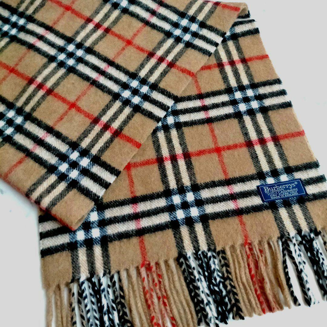 バーバリー burberrys カシミヤ マフラー ノバチェック カシミア