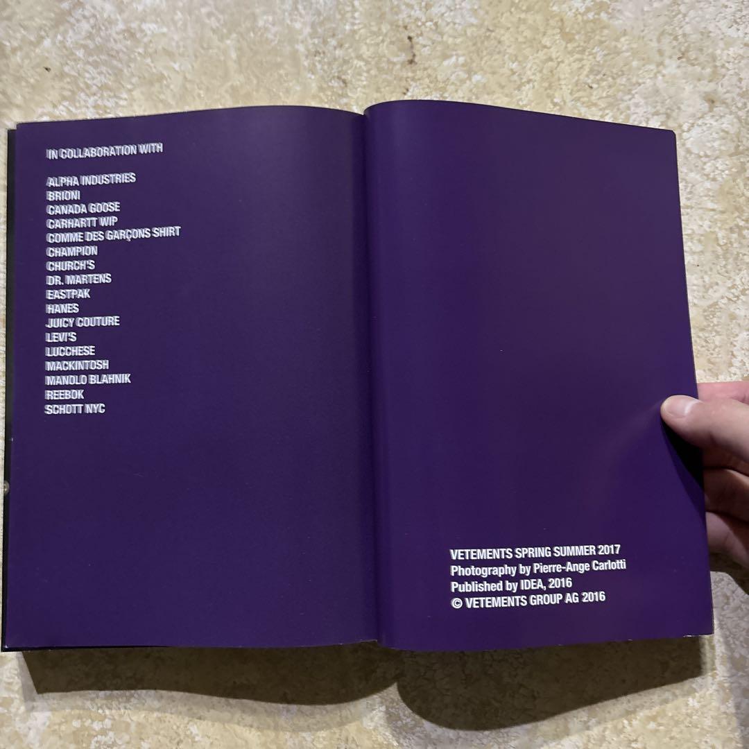 【美品】ヴェトモン Vetements book 写真集 Summercamp