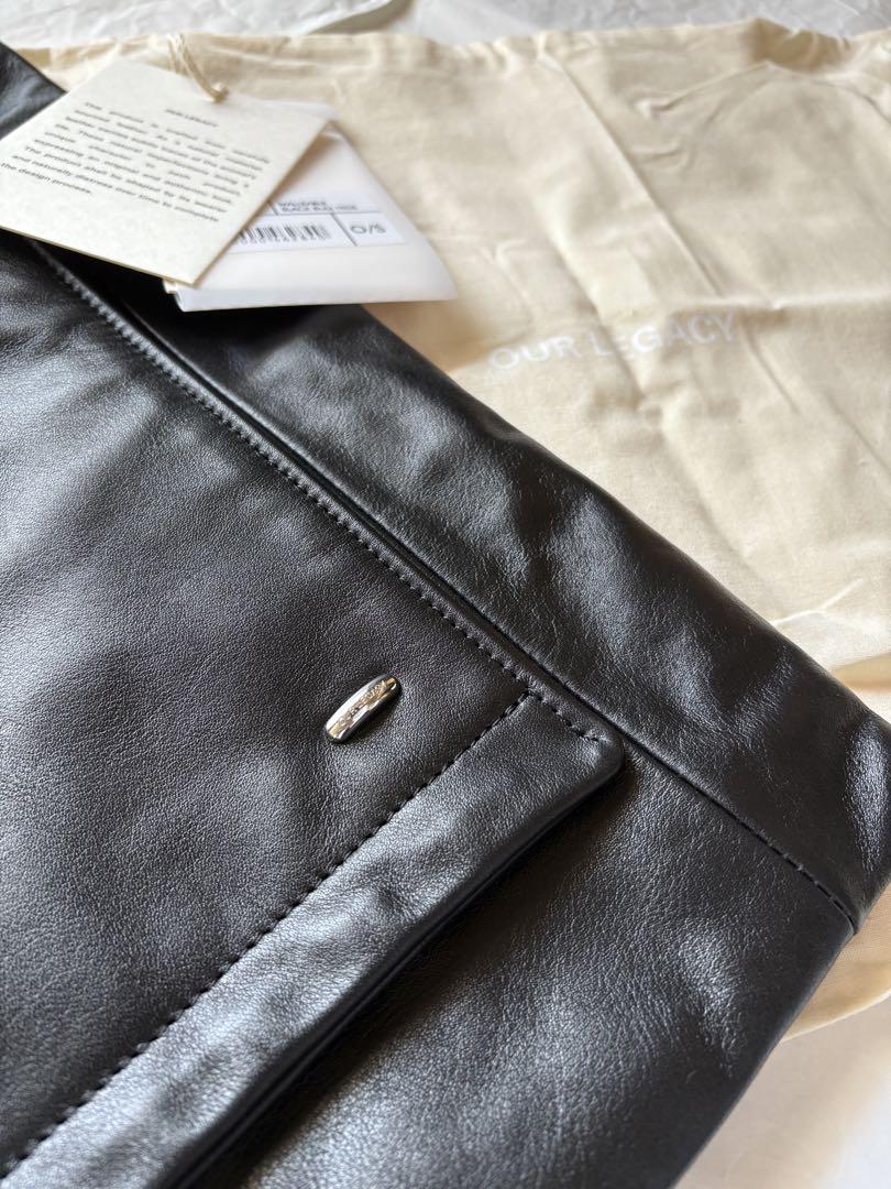 Our legacy SLIM BAG Black Bull Hide