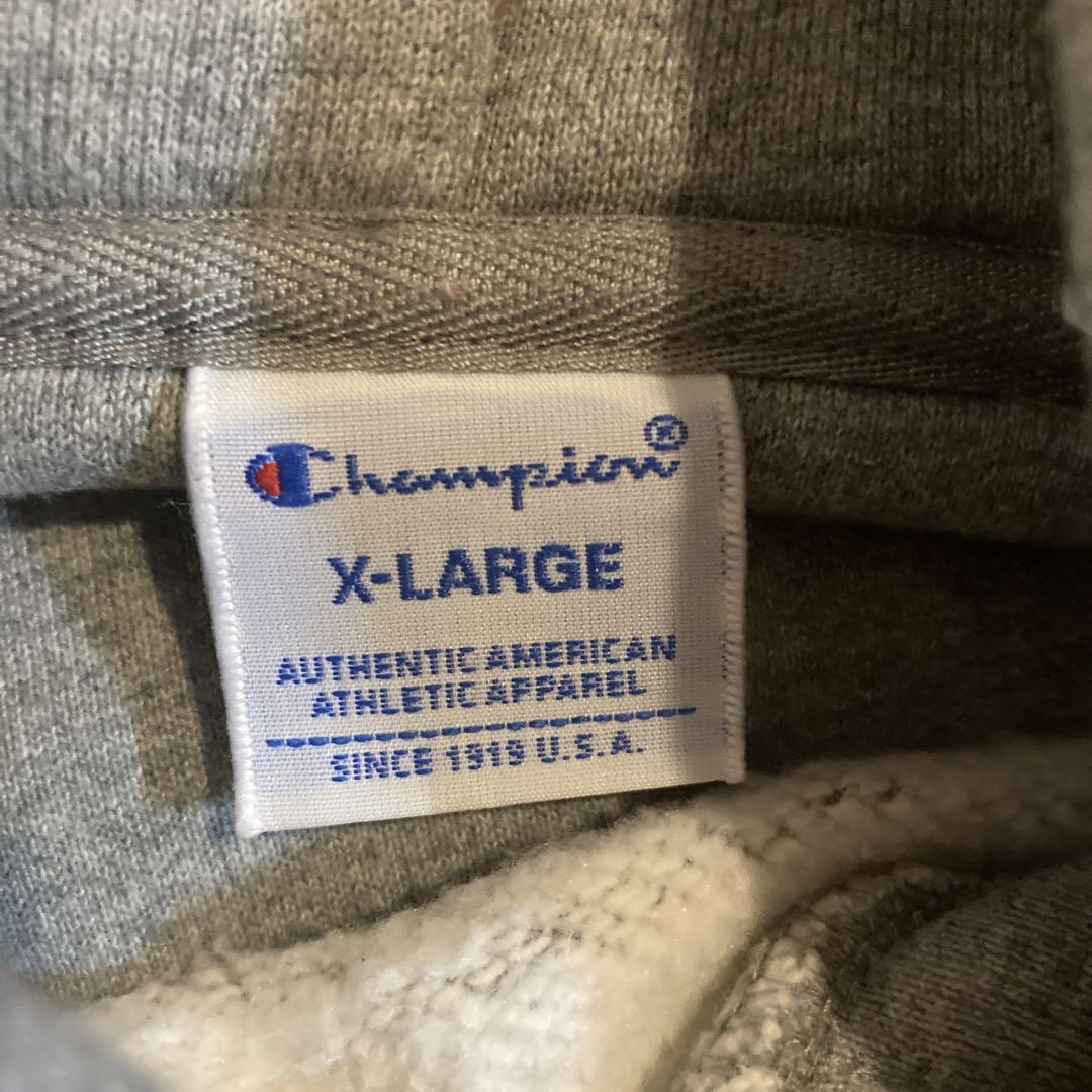 値引き　激レア  初期発売　Champion  XL ビックロゴ 送料込