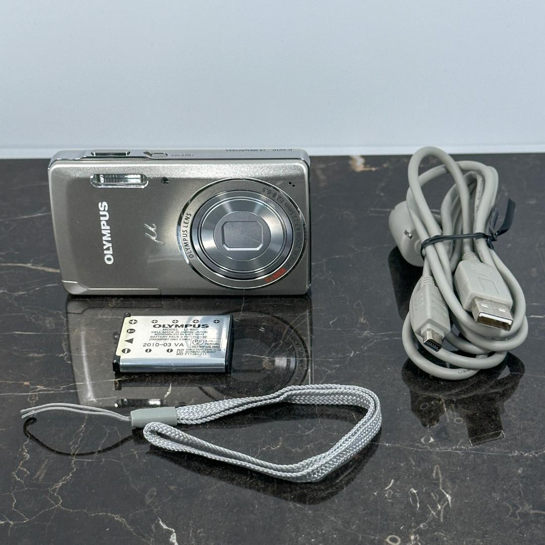 OLYMPUS μ-5010 チタニウムシルバー デジタルカメラ