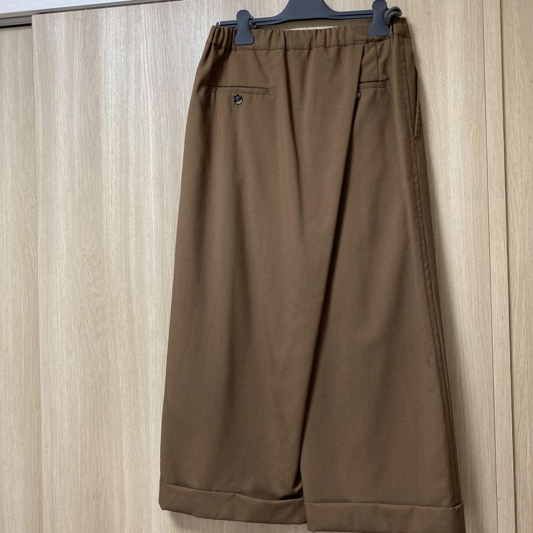 MARNI ブラウン ガウチョパンツ
