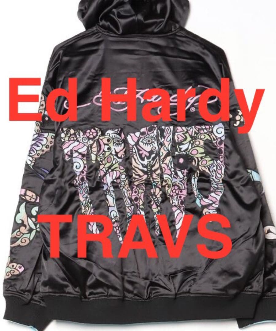 Ed Hardy×TRAVS REVERSIBLE SOUVENIRJACKETL・Ed Hardy