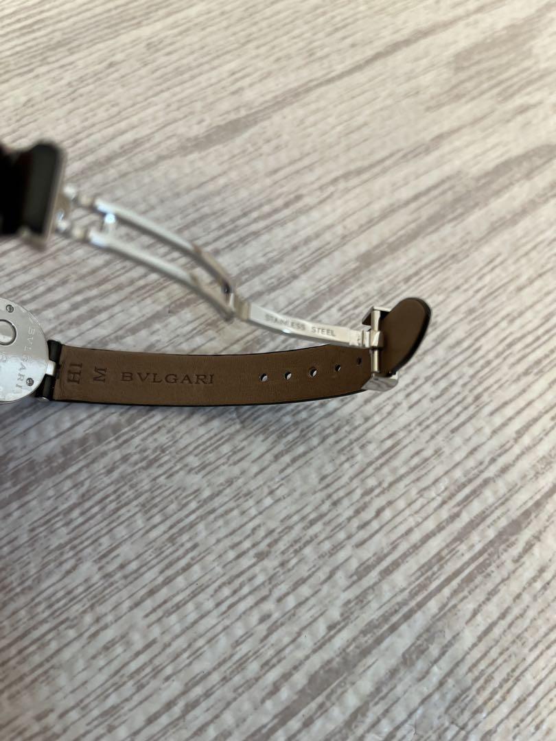 【新品未使用】BVLGARI 12Pダイヤ付き　クォーツ時計　ビーゼロワン