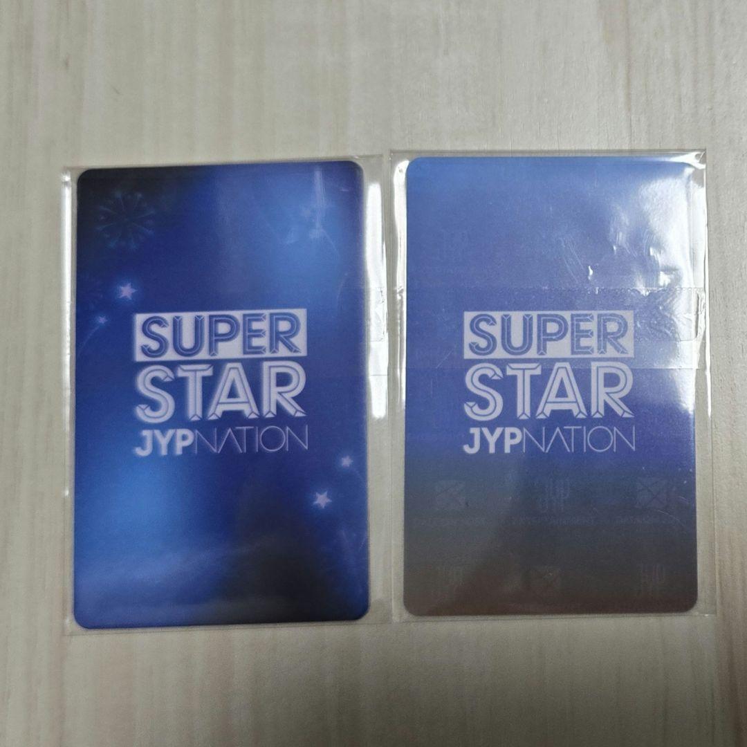チャンビン 2枚セット シュスジェ SSJYP リアルカード トレカ